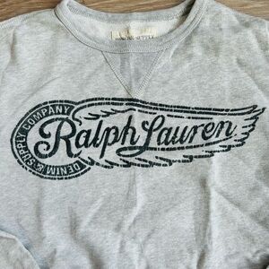 Denim & Supply Ralph Lauren Light Gray Sweatshirt